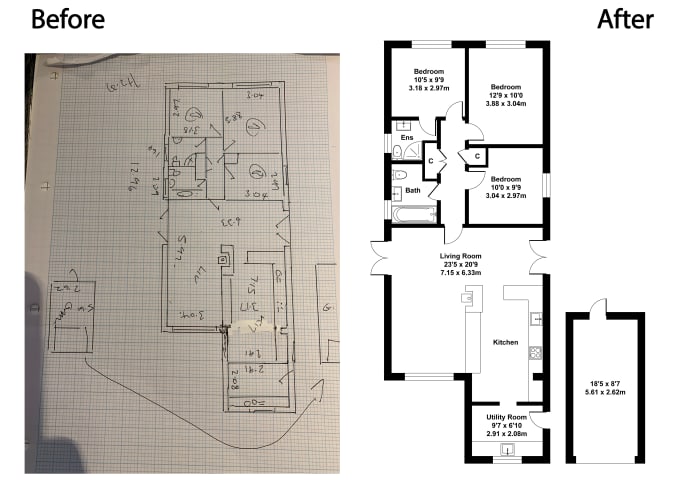 Gig Preview - Draw high quality floor plans