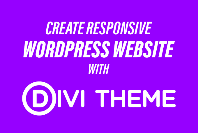 Gig Preview - Be your expert for divi theme or divi page builder