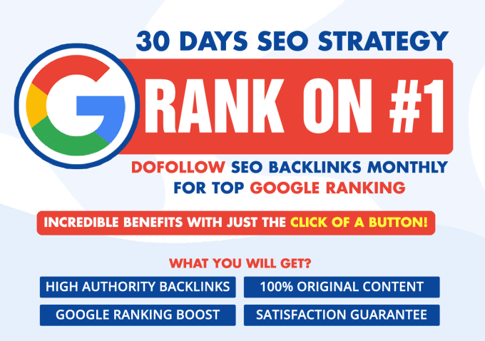 Gig Preview - Build dofollow SEO backlinks monthly for top google ranking