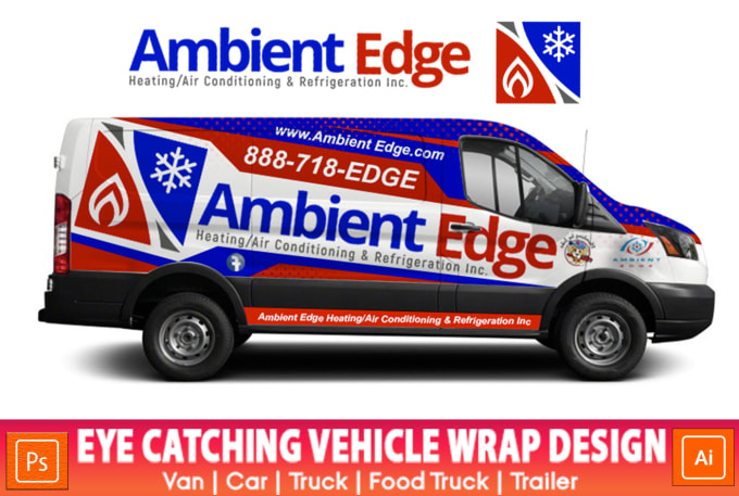 Gig Preview - Awesome car, van, vehicle wrap design