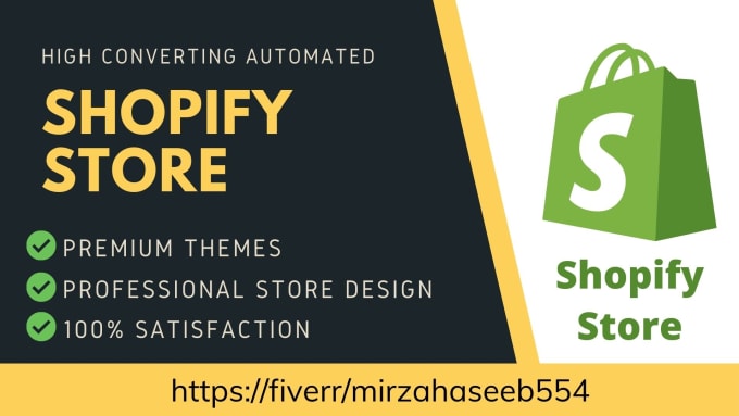 Gig Preview - Create a high converting automated shopify dropshipping store