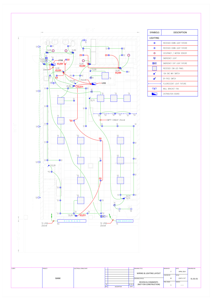 Gig Preview - Draw autocad electrical and mep drawings