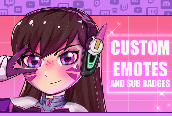 Gig Preview - Create custom anime emotes for twitch, discord, youtube