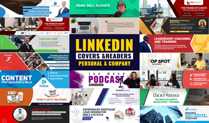 Gig Preview - Design professional and high quality linkedin banners cover