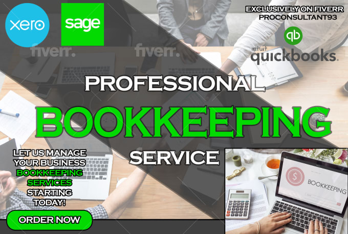 Gig Preview - Do financial accounting and bookkeeping on xero, quickbooks, and sage