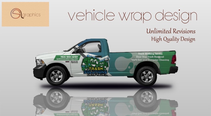 Gig Preview - Design creative car wraps, van wraps, and truck wraps