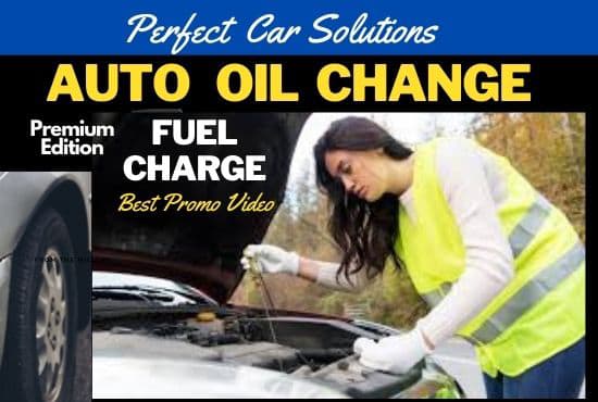 Gig Preview - Create oil change video or auto repair car wash ad video