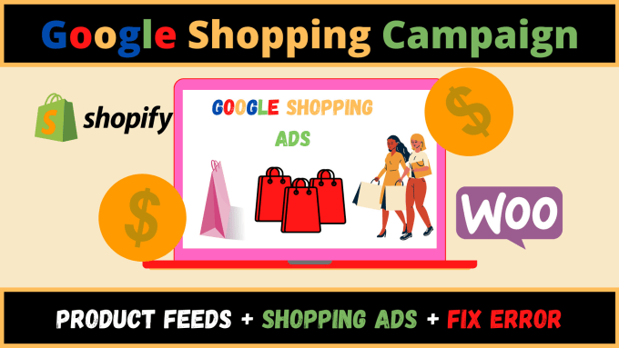 Gig Preview - Setup google shopping ads with creating gmc account