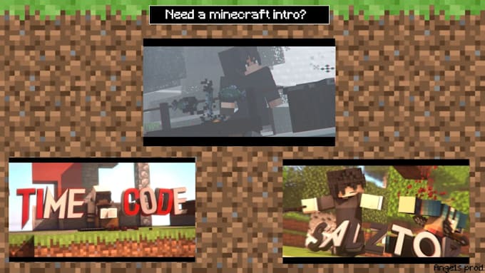 Gig Preview - Minecraft intro for you