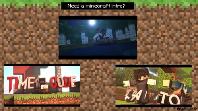 Criar Intro e Animação de Minecraft