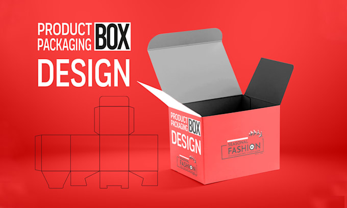 Gig Preview - Design amazing product box or packaging box or packet