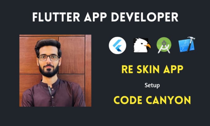 Gig Preview - Reskin flutter app of codecanyon envato in 24hrs