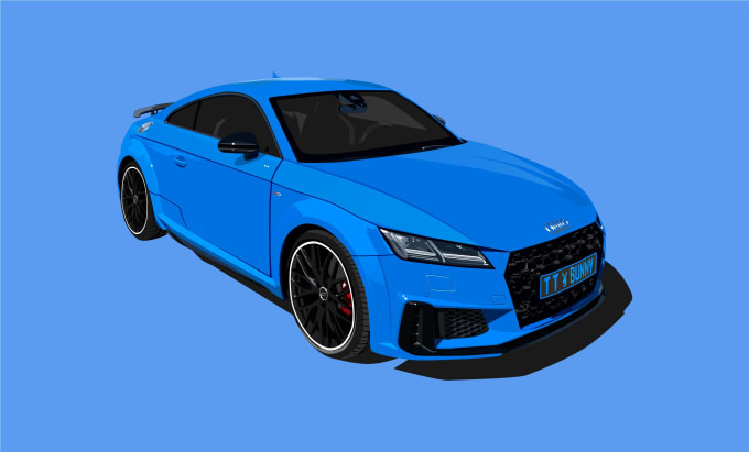 Gig Preview - Create vector art illustration of your car or any vehicle