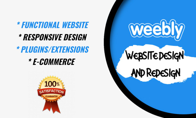 Gig Preview - Do weebly website design or redesign weebly website