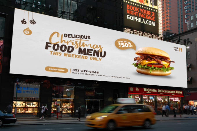 Bestseller - design billboard, yard, poster, banner, signage, shopfront