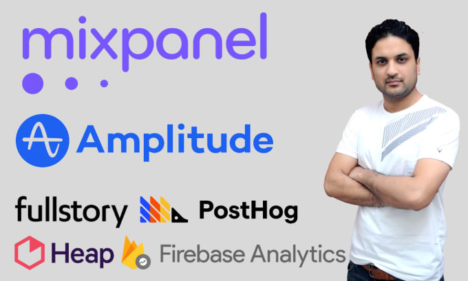 Gig Preview - Setup mixpanel, amplitude, or any other product analytics tools