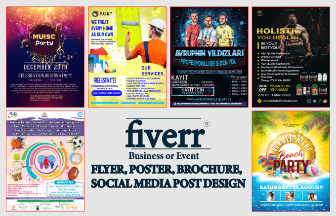 Gig Preview - Design any kind of flyer, poster, brochure, banner