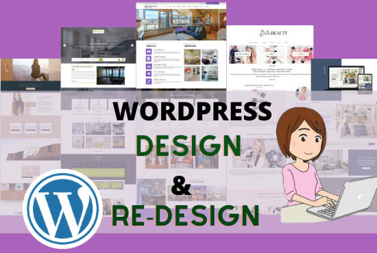 Gig Preview - Build responsive design or redesign any wordpress website