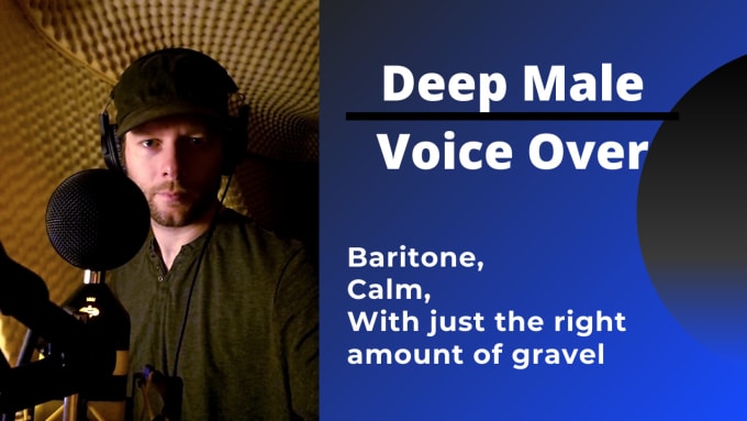 Bestseller - record a gravelly canadian voiceover for you