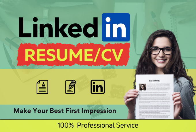 Gig Preview - Revamp your linkedin profile and resume