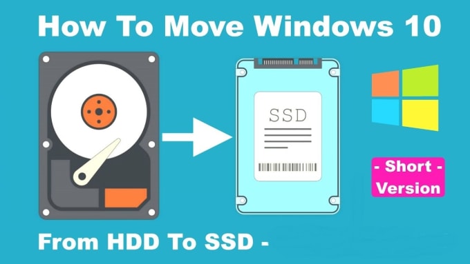 Gig Preview - Transfer your windows form hdd to ssd