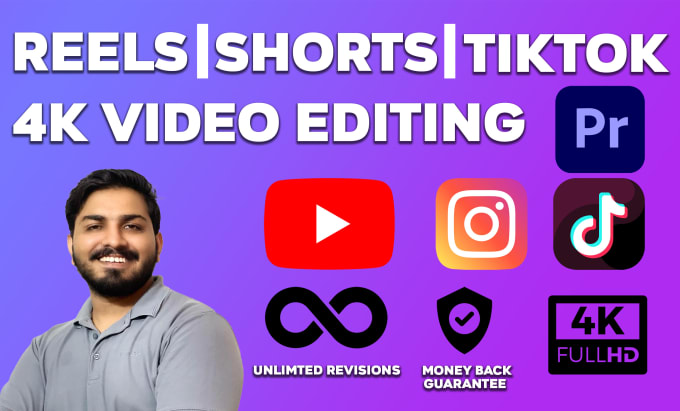 Gig Preview - Edit tiktoks, reels and shorts with captions