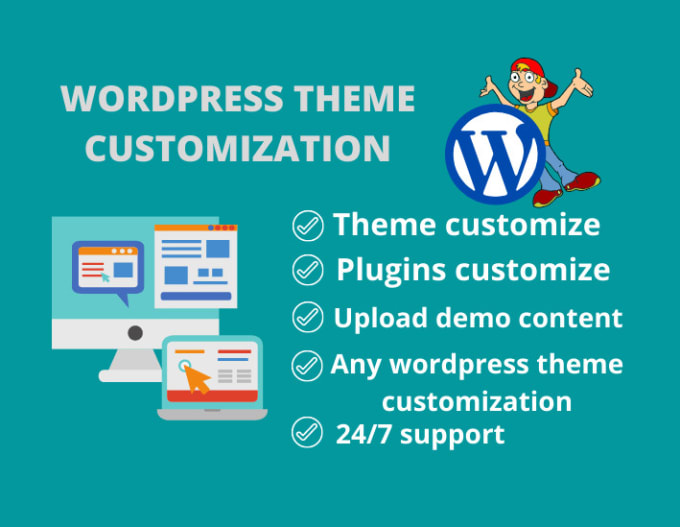 Gig Preview - Do wordpress theme customization or custom theme development