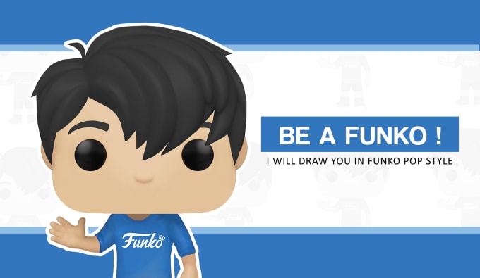 Gig Preview - Draw you in funko pop style figure