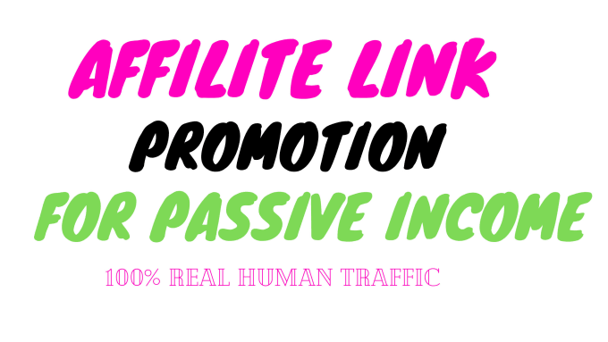 Gig Preview - Promote your affiliate,teespring link for passive income