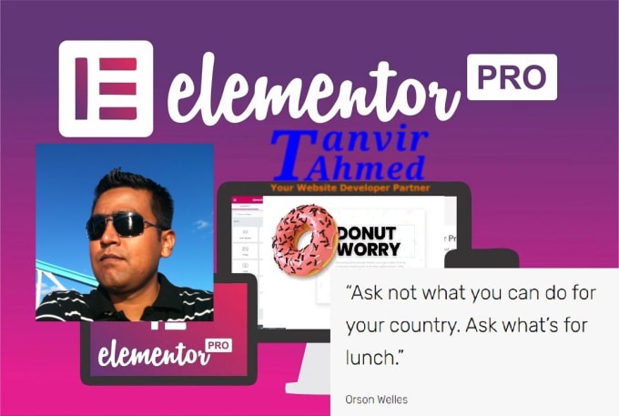 Gig Preview - Help you with elementor or elementor pro for your wordpress or woocommerce