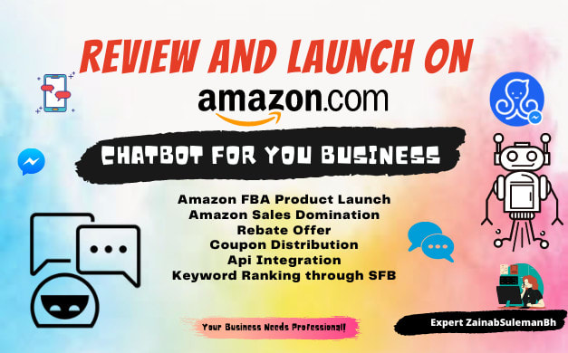 Gig Preview - Create many chatbots for your amazon business