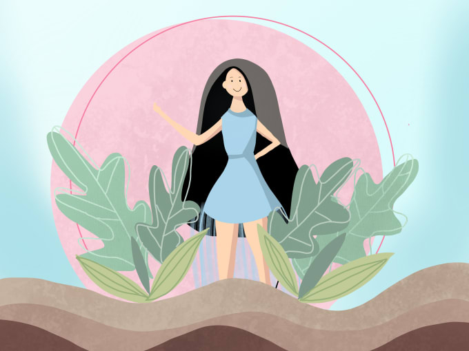 Gig Preview - Cute and stunning digital illustrations