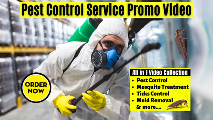 Gig Preview - Do pest control video or mosquito tick insect control video