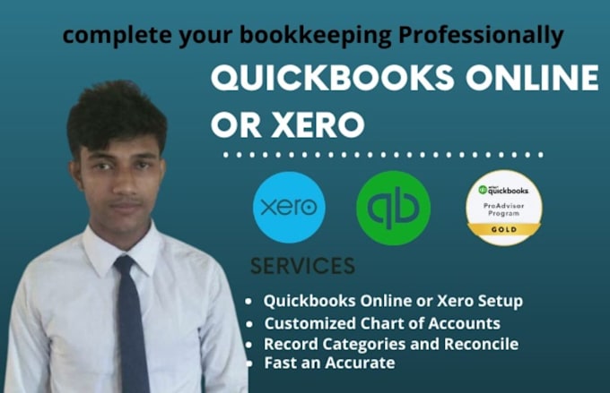 Bestseller - do quickbooks bookkeeping set up, clean up in quickbooks online and xero