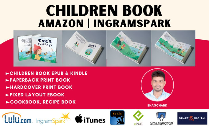 Gig Preview - Do childrens book formatting for kdp amazon