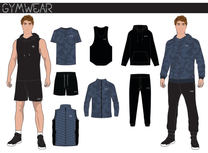 Gig Preview - Design mens athletic collection