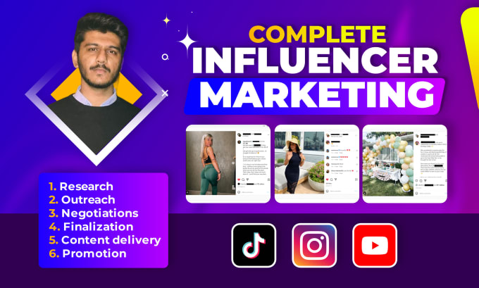 Gig Preview - Do complete influencer marketing outreach