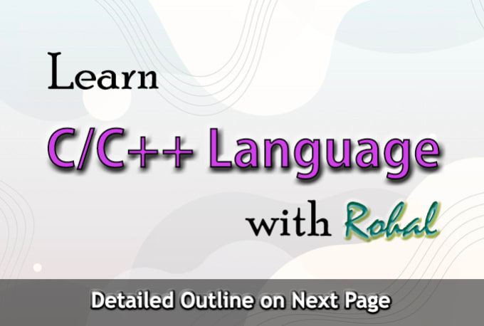 Gig Preview - Teach you c language from basic level