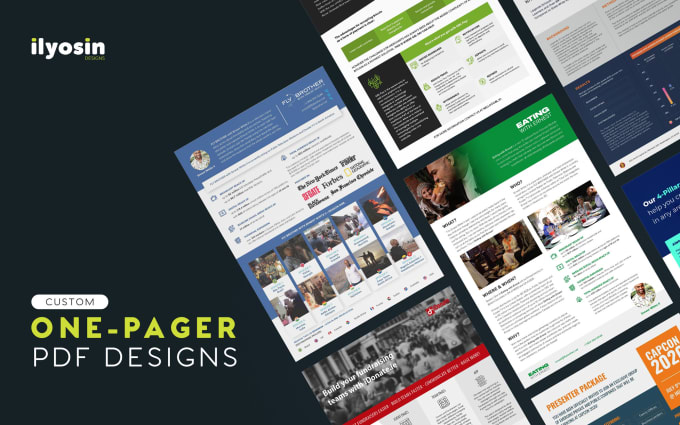 Gig Preview - Design a professional one pager