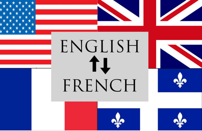 Gig Preview - Provide flawless english and french translations