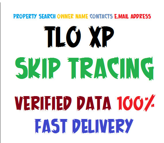 Bestseller - do real estate skip tracing for business using tlo,bulk