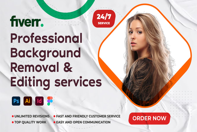 Gig Preview - Professional background removal and editing services