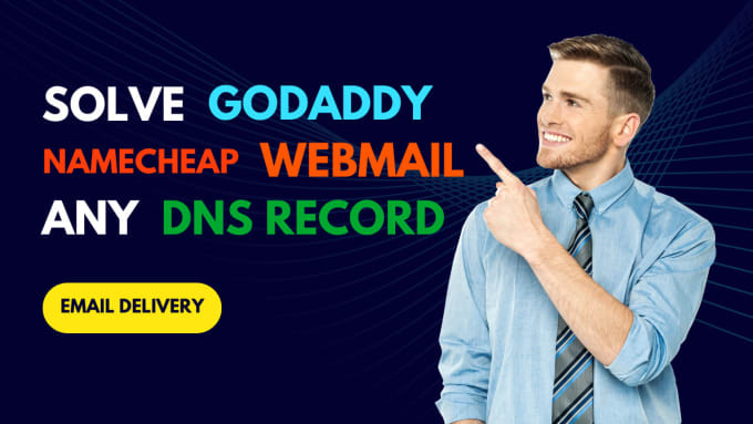 Gig Preview - Solve godaddy, namecheap domain gmail and dns record