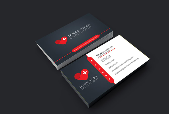 Gig Preview - Create professional business card design for you