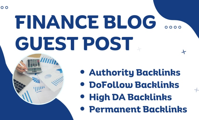 Gig Preview - Business guest post on high da blogs with dofollow business finance backlinks