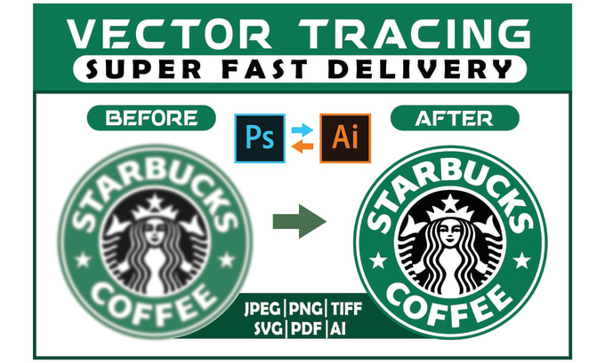 Gig Preview - Vector trace your logo extra fast