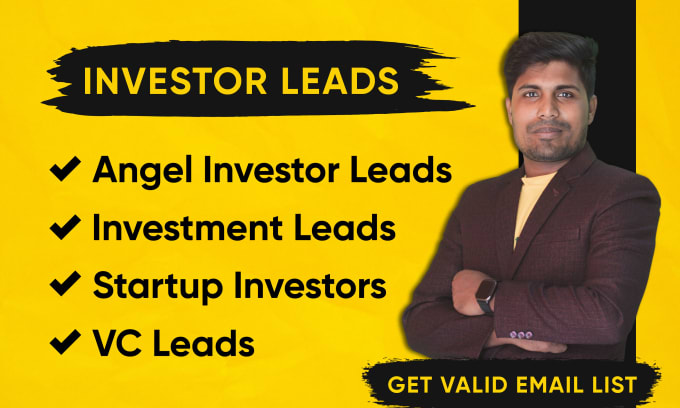 Gig Preview - Build venture capital, angel investor contact email list