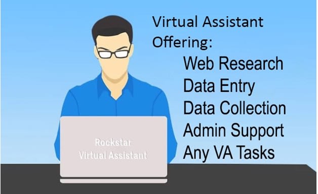 Gig Preview - Be your virtual assistant for web research and data entry