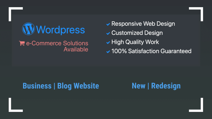 Gig Preview - Design a custom responsive wordpress website