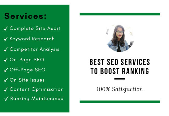 Gig Preview - Provide best SEO services to boost ranking